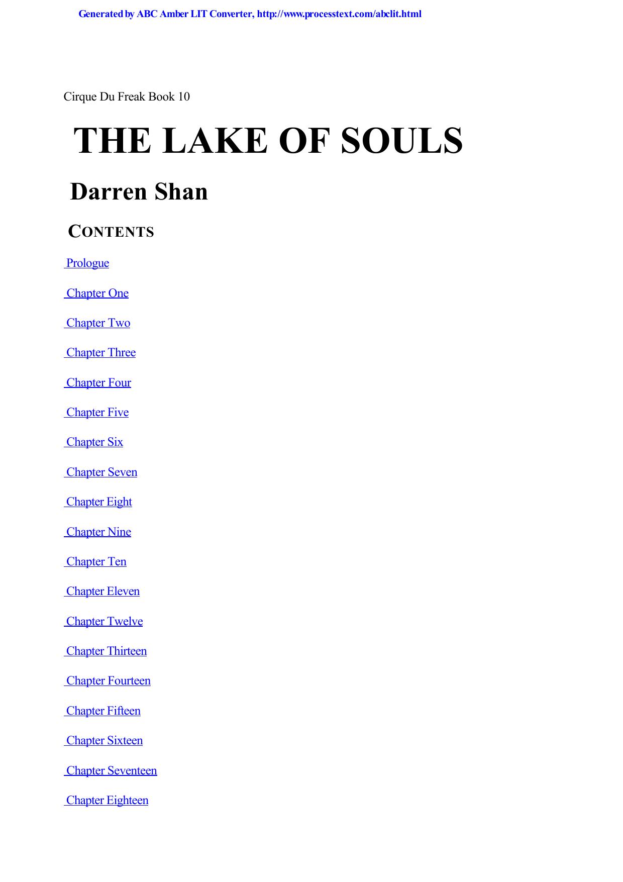 Darren Shan - Cirque du Freak 10